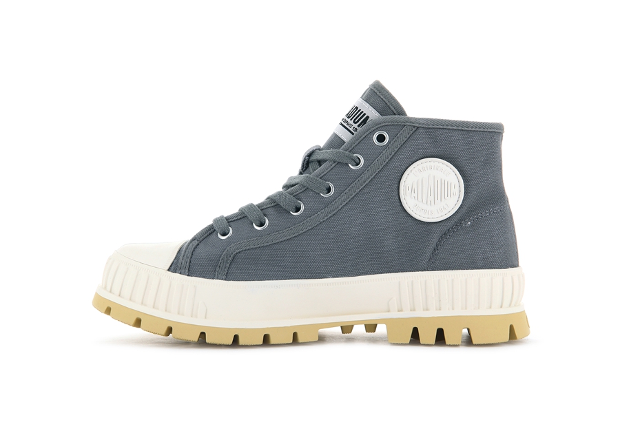 Palladium Pallashock Mid Og Grau | NSR7058XJ