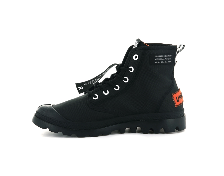 Palladium Pampa Lite Overlab Schwarz | JNE307BW