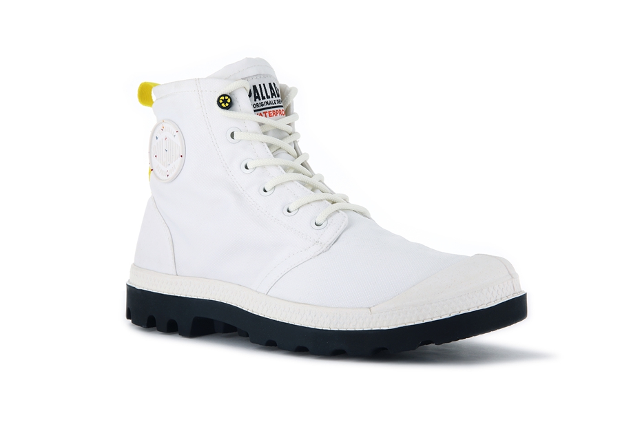 Palladium Pampa Recycle Wasserdichte+ 2 Weiß | QNI4985FZ