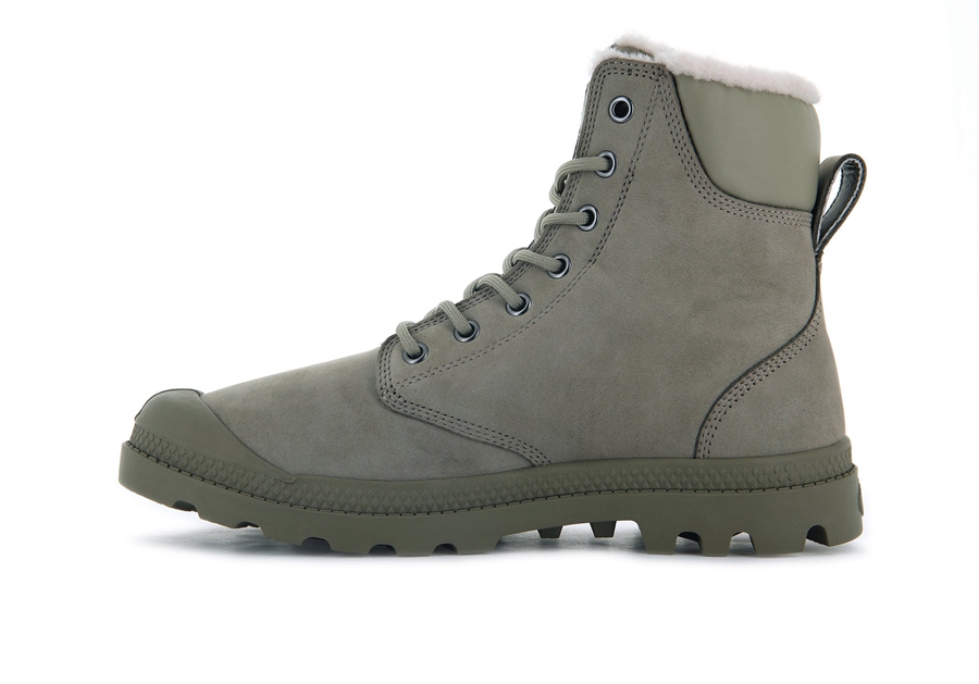 Palladium Pampa Sport Cuff Wps Dunkelgrün | KRY7629LH