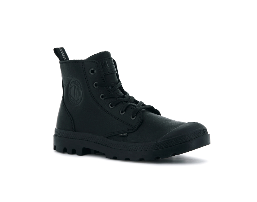 Palladium Pampa Zip Leder Ess Schwarz | RLO8597AF