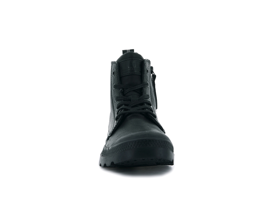 Palladium Pampa Zip Leder Ess Schwarz | RLO8597AF