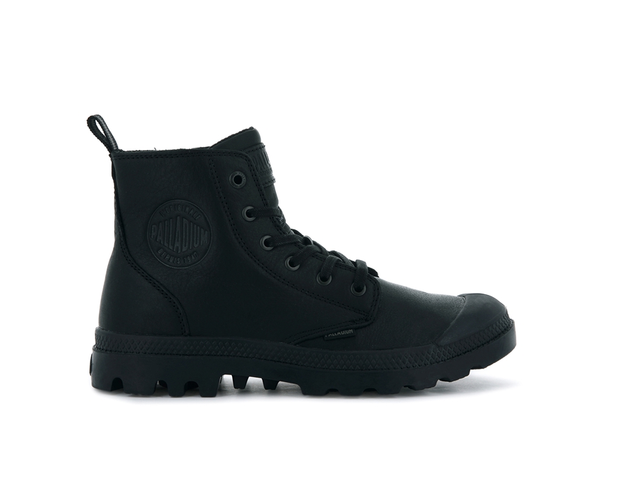 Palladium Pampa Zip Leder Ess Schwarz | RLO8597AF