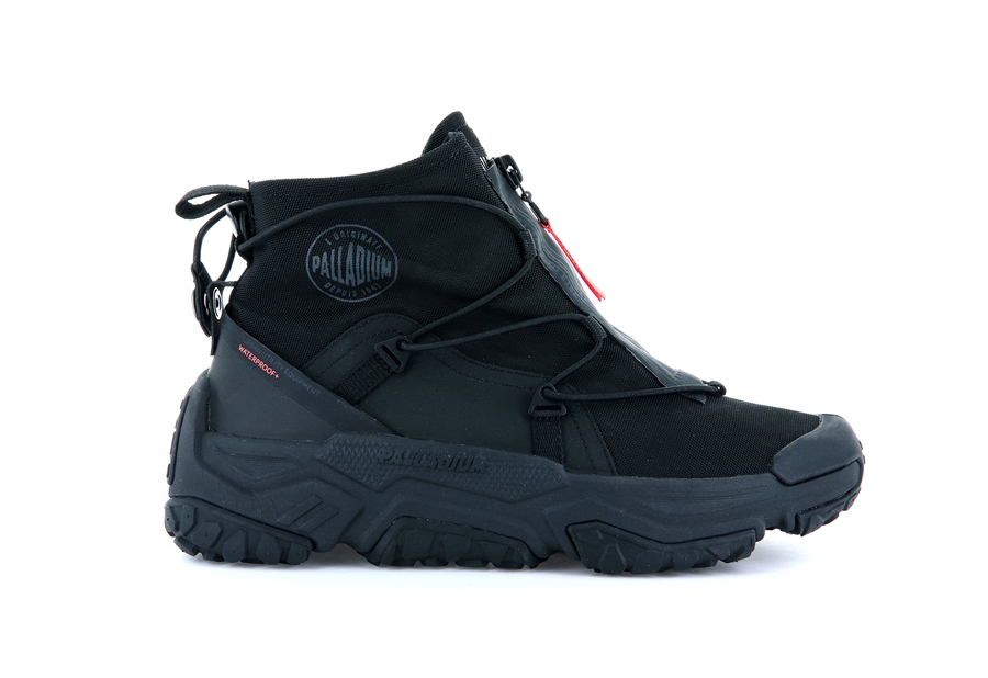 Palladium Off-grid Hi Zip Wasserdichte + Schwarz | XOA8683MM