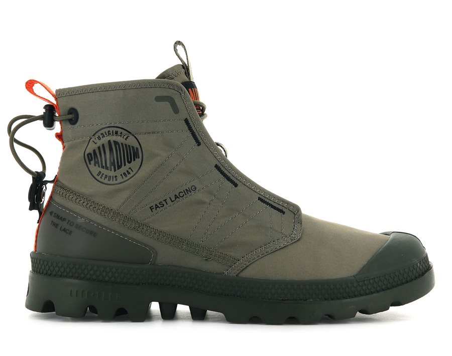 Palladium Pampa Travel Lite Grün | PET4274JN